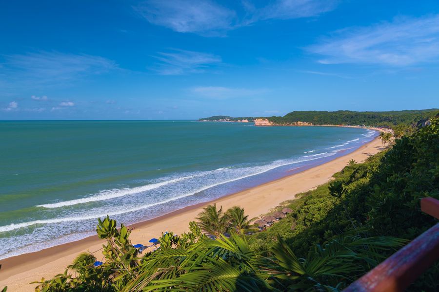 Praia do Ceará vista de cima