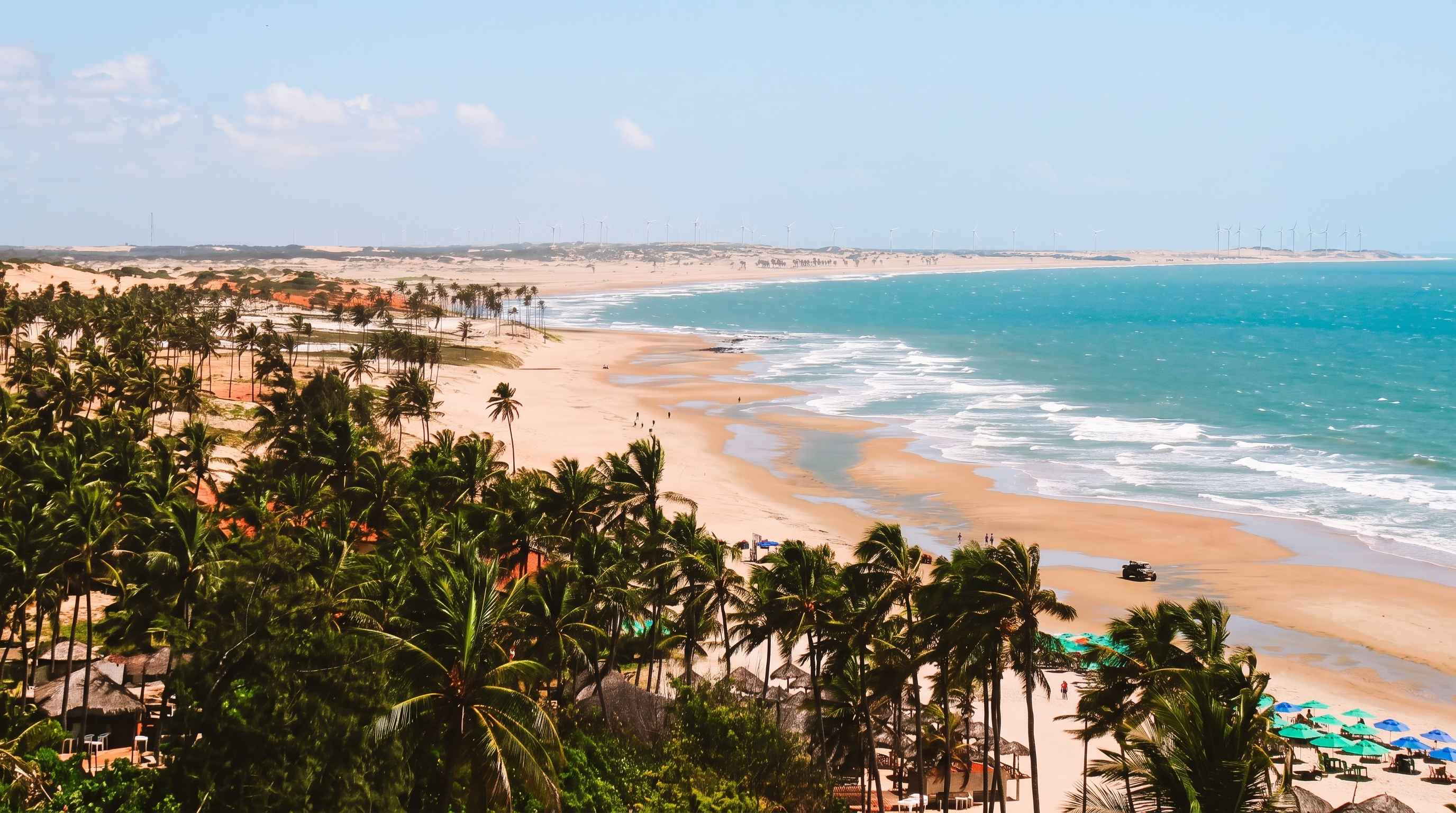 Praia de águas claras